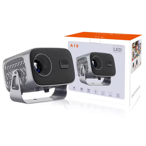 Proyector Doméstico A10 Transfronterizo HD 4K con Enfoque Eléctrico, WiFi, Android, Portátil, Compacto y Mini - Product Image 1