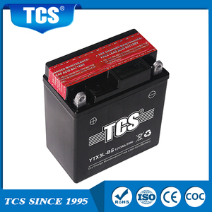 12V 3ah YTX3L-BS yüksek performanslı kaliteli ıslak şarjlı motosiklet pil - Product Image 3