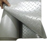 Industrielle Farbige Outdoor-Garagen-Fitness-Studio-Autofußbodenbeläge Geruchsarme Rutschfeste Gummi-Bodenbeläge PVC-Mattenrollen
