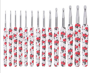 Lot de 14 aiguilles à crochet en caoutchouc 2.25mm(B)-10mm(<span class=keywords><strong>N</strong></span>) - Product Image 1