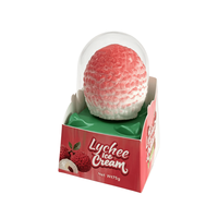 Vente en gros de glaces aux fruits de haute qualité (lychee, mangue, fraise, raisin) et de glaces au chocolat, en-cas exotiques
