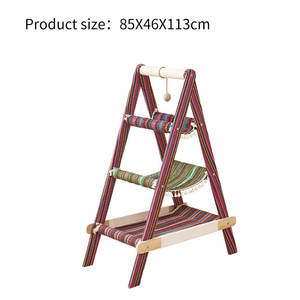 Shui Mu Sheng Arbre à chat multifonctionnel de type échelle avec <span class=keywords><strong>maison</strong></span> pour chat intégrée en corde de sisal et arbre à chat, Vente directe usine - Product Image 6