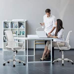 Cómodo Escritorio de <span class=keywords><strong>Pc</strong></span> al por mayor DDP MOQ 1 silla de oficina de malla Venta caliente hogar funcional ergonómico ordenador sillón con ruedas - Product Image 4