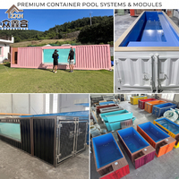 Achat en gros de conteneurs de piscine de 40 pieds de long