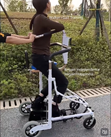 GT02 Appareil d'entraînement à la marche à hauteur réglable avec simulation d'entraînement à la marche pour les personnes atteintes d'AVC, d'hémiplégie, de paraplégie, de paralysie cérébrale, handicapées