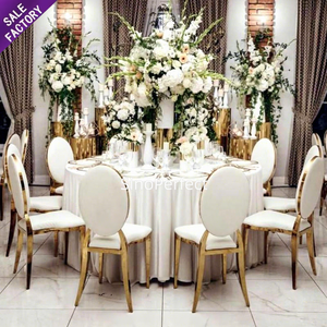 Fabbrica evento mobili all'ingrosso schiena alta <span class=keywords><strong>oro</strong></span> <span class=keywords><strong>rosa</strong></span> in acciaio inox <span class=keywords><strong>sedia</strong></span> di nozze per la ricezione - Product Image 1