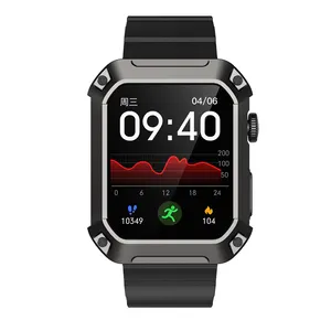 Rogbid TANK S2 Rugged Smartwatch 450mAh BT Calling 30 Built-in Sports Modes IP69K 1.83 inch Display 24 Hours Monitoring