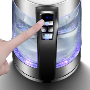 Bouilloire électrique en verre à contrôle de température intelligent 1,7 L, maintien de la chaleur réglable pour faire bouillir de l'eau et préparer du thé - Product Image 1
