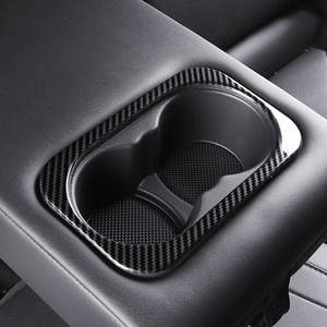 Marco Decorativo de Acero Inoxidable y Fibra de Carbono para la Tapa del Drenaje Trasero, Accesorios Interiores para <span class=keywords><strong>Auto</strong></span>, para ChangAn UNI-V 22, con 1 Año de Garantía - Product Image 5