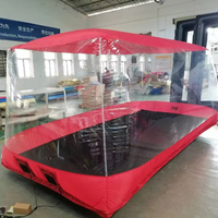 Housse de voiture gonflable, tente à bulles pour usage intérieur, protection de voiture en PVC imperméable et durable contre la poussière et les rayures