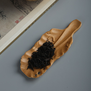 Chinese Style Bamboo <b>Tea</b> Scoop Handmade <b>Tea</b> Ceremony Accessory Kung Fu <b>Tea</b> <b>Set</b> Irregular Shape Traditional Design - Product Image 2