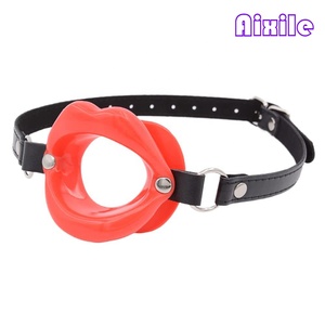 Séparateur <span class=keywords><strong>de</strong></span> lèvres en silicone avec bouche ouverte, ball gag SM, attache lèvres, harnais <span class=keywords><strong>de</strong></span> bondage, muselière sexuelle, jouet sexuel pour couples - Product Image 1