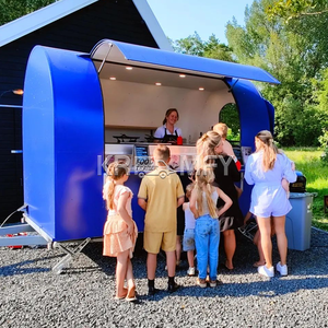 <b>Mobile</b> Fast Food Cart Coffee Shop Ice Cream Cart Food Truck with <b>Kitchen</b> Equipment - Product Image 1