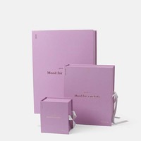 Boîte à cadeau de style livre Violet, 1 pièce, bricolage, coffrets à fleurs avec ruban, Bouquet de fleurs de luxe