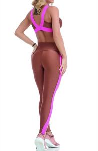 卸売ヨガスーツカスタムデザインアスレチックフィットネス女性スポーツウェアロゴ - Product Image 2