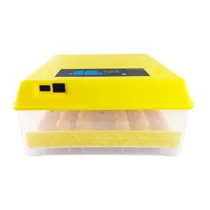 Hot Sale Chicken Duck Goose Quail Poultry 48 Egg Incubator Egg Hatching Machine for Sale Yellow Power Bird egg hatching