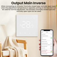 AVATTO WT410 TUYA Touch-Panel WLAN Smart-Thermostat |   OEM/ODM Anpassung nach Kundenwunsch |   Für Elektro-/Wasser-/Gasheizkessel
