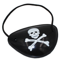 Accessoires de performance d'Halloween : Déguisement de pirate, Masque crâne, Chapeau, Crochet, Drapeau, Télescope, Arme, Couteau, Fusil