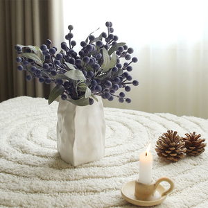 Décorations de Noël LANTINGXU : Bouquets de Noël artificiels bleus de qualité supérieure, personnalisables, fournis directement par l'usine - Product Image 3