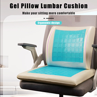 Nouvel ensemble de coussin de siège en Gel de haute qualité et coussin en mousse à mémoire de forme pour voiture chaise d'avion de bureau en plein air