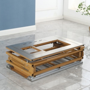 Scie à table portative pour le travail du <span class=keywords><strong>bois</strong></span>, idéale pour couper le contreplaqué et la porcelaine, avec table coulissante et bande de protection – MOQ : 1 ensemble - Product Image 4