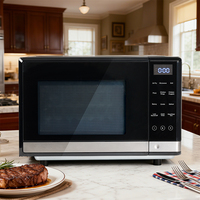 Four à micro-ondes numérique et friteuse à air chaud électrique 17L 3000W de haute qualité avec logo OEM pour usage commercial et hôtelier