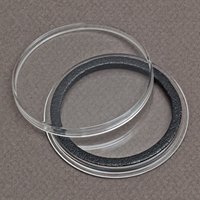 Boîte de rangement pour pièces de monnaie transparente, 39 mm, collection, plastique, hermétique, capsules pour pièces de monnaie avec joint en éponge réglable