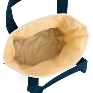 Personalized Customized Logo Oversized Black Canvas Beach Tote <strong>Bag</strong> Natural Color Embroidered Striped Beach <strong>Bag</strong> with Rope Handle - Product Image 5