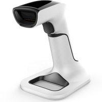 Escáner de Códigos de Barras Inalámbrico 2.4G WIFI, Portátil, con Interfaz USB, 1D 2D QR, para Inventario de Almacén y Supermercado, en Stock