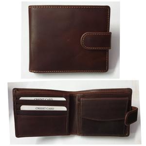 ชุดของขวัญของผู้ชายกระเป๋าสตางค์หนังแท้100% เป็นแบรนด์ของผู้ผลิตอินเดียพร้อมเงินและบัตรสายรัดข้อมือ - Product Image 3
