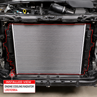 Radiateur de refroidissement moteur de haute qualité LR010964 pour Range Rover L322 2010 2012 5.0L V8 Remplacement direct