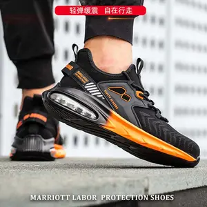 Hot New Industrial Sneakers da lavoro traspiranti scarpe antinfortunistiche con punta in acciaio stivali di sicurezza leggeri scarpe da uomo Zapatos de Seguridad