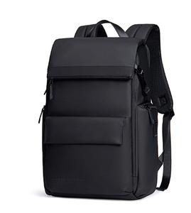 Riva Central Notebook Case Oxford y forro de poliéster impermeable con cierre de cremallera y patrón de letras - Product Image 1