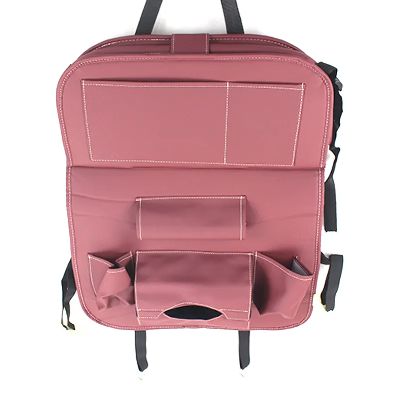 Новый дизайн, органайзер на сиденье из искусственной кожи, оптовая продажа, универсальная сумка для хранения на заднюю крышку автомобиля
