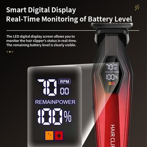Cortadora de Cabello con Pantalla Digital, Motor sin Escobillas Recargable, Corte Rápido, Calidad Profesional de Salón - Product Image 3