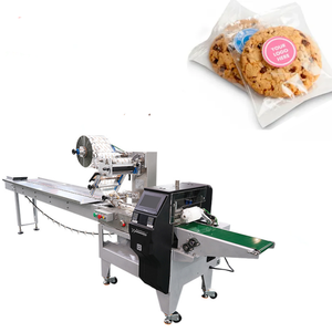 <span class=keywords><strong>Machine</strong></span> d'étiquetage, d'impression et d'emballage automatique de type oreiller SZ-180 pour la mise en sachet de repas prêts à consommer, <span class=keywords><strong>biscuits</strong></span>, gâteaux et pains - Product Image 1