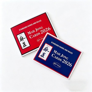 Protège-cartes de Mahjong en papier avec règles américaines et manuel d'instructions de notation pour les 14 ans et plus - Product Image 3