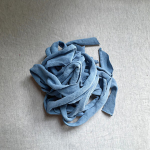 Déchets de tissu en coton terylène bleu ciel de haute qualité, déchets de tissu en coton, déchets textiles du Bangladesh - Product Image 2