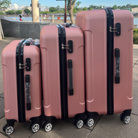 Valise à roulettes personnalisée par le fabricant, 24 pouces, ABS, avec serrure, valise à roulettes pivotante, 20 pouces, bagage à main, roues silencieuses universelles, durable, transfrontalier