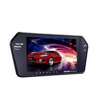 Monitor de 7 pulgadas para coche, pantalla universal de alta calidad de 1080p, con botón HD
