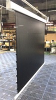 Pantalla de Proyección Motorizada de 100-150 Pulgadas, Empotrada en el Techo, ALR 4K, Acústica Transparente, con Sistema de Tensión por Láminas, para Cine en Casa