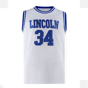Manches courtes Odm drôle coloré personnalisé équipe Design modèle noir blanc réversible basket-ball maillot ensemble - Product Image 5