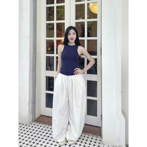 Alta calidad elástico Slim Fit Racerback Yoga deporte entrenamiento Tops ajustado estiramiento gimnasio camiseta mujer camiseta sin mangas para verano - Product Image 1