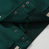 Blousons de baseball et sweats à capuche personnalisés en polaire chauffante avec motif lettres et logo frontal fin, vente en gros d'usine, pour hommes et femmes, décontractés, 100% coton