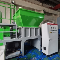 Machine de broyage à double axe pour sacs tissés en PP, sacs jumbo et film PE