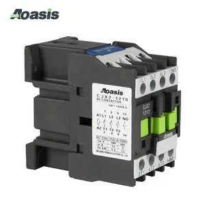 Fábrica real 220v ac contactor cjx2 0910 9 amp 1no lc1 e09 ac contactor