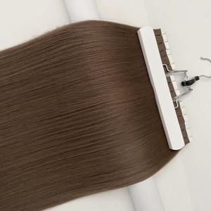 Extensiones de Cabello Virgen Ruso con Cinta Adhesiva, Extensiones Invisibles Finas para Salón, Venta al Por Mayor 2025 - Product Image 6
