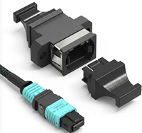 Adaptateur MPO monomode de haute qualité, panneau de brassage fibre optique 24 fibres, connecteur push-pull pour centre de données/FTTH