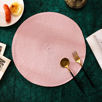 Vente chaude Style classique sous-verres léger tissé Table napperon livraison rapide salle à manger cuisine usage domestique tissé tapis tampons