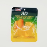 Heetverkopende Aziatische 3D Mango Jelly Candy Lekkere Fruit Jelly Snoepjes Thailand Mango Jelly's